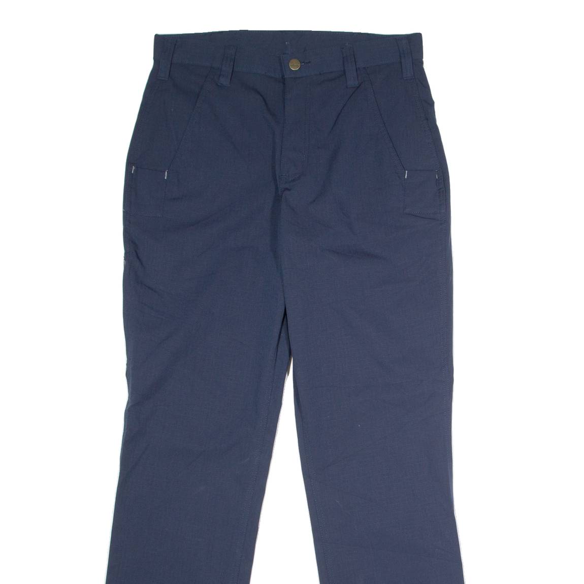 CARHARTT Workwear Mens Canvas Trousers Blue Relaxed Straight W30 L32