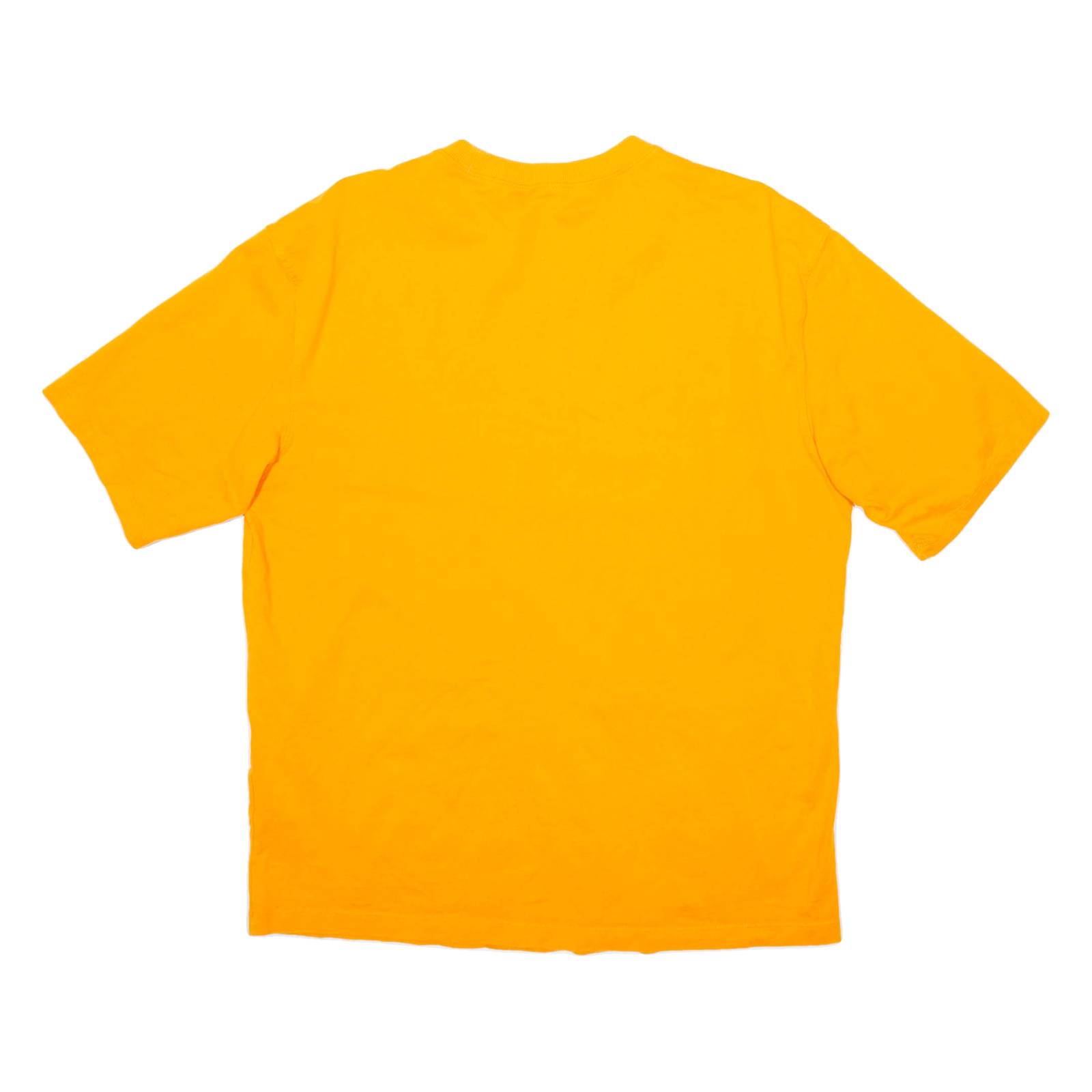 ADIDAS Womens T-Shirt Orange UK 8