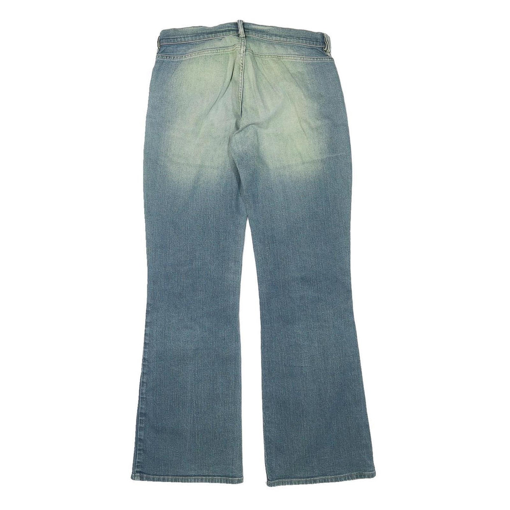 DIESEL Womens Blue Regular Flared Denim Medium W28 L31 Classic Cotton Blend Zip