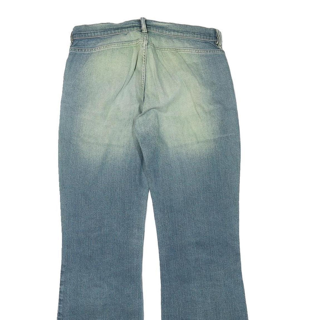 DIESEL Womens Blue Regular Flared Denim Medium W28 L31 Classic Cotton Blend Zip