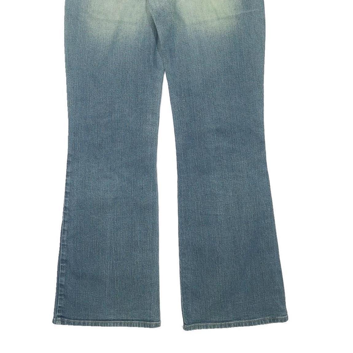 DIESEL Womens Blue Regular Flared Denim Medium W28 L31 Classic Cotton Blend Zip