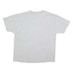 CHAMPION Mens Grey Cotton Blend T-Shirt XL Short Sleeve Crew Neck Classic Logo