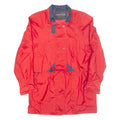 FORECASTER OF BOSTON Womens Coach Jacket Red Nylon S
