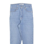 LEVI'S Womens Jeans Blue Slim Skinny Denim Light W26 L22 Classic Cotton Blend