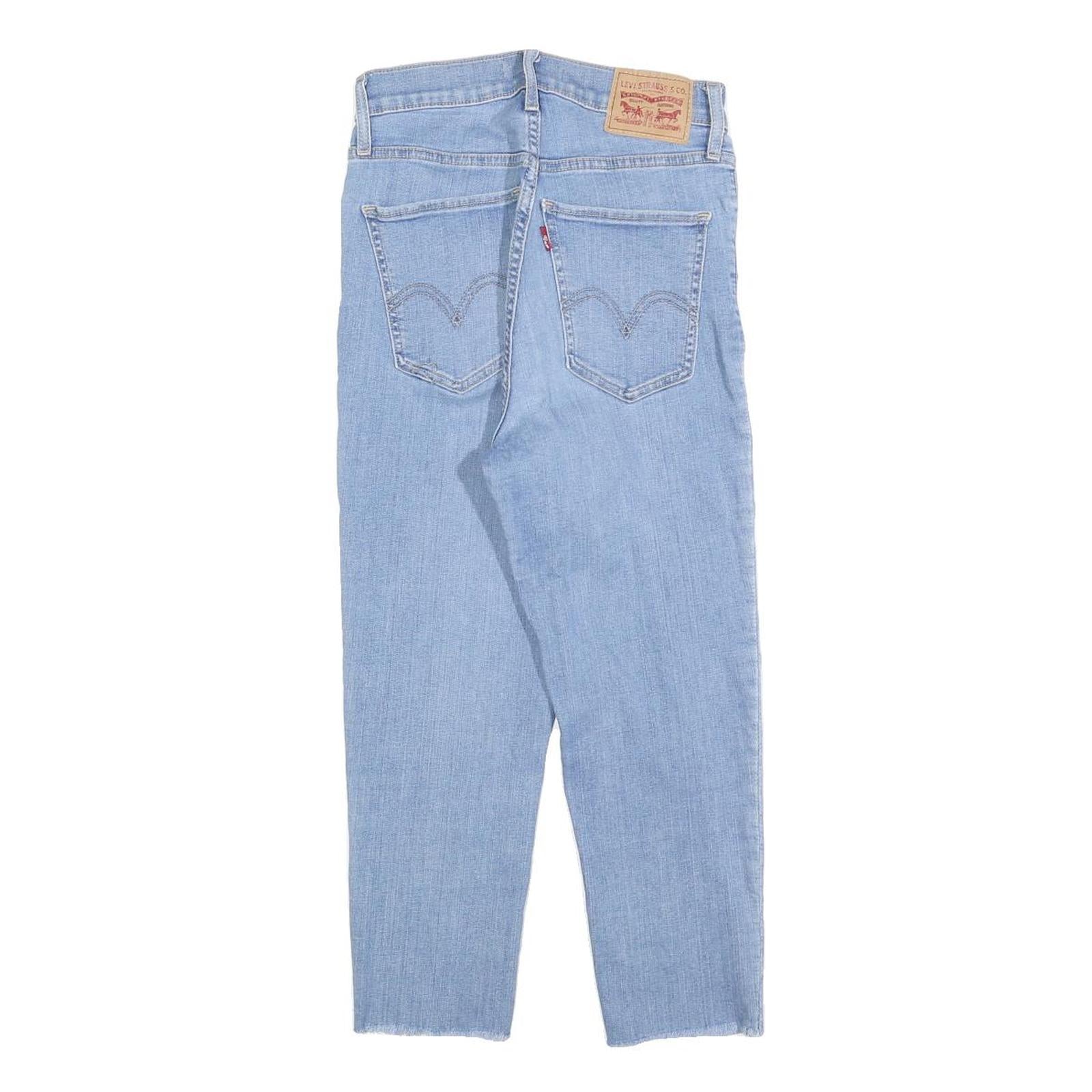 LEVI'S Womens Jeans Blue Slim Skinny Denim Light W26 L22 Classic Cotton Blend