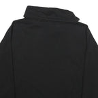 CALVIN KLEIN Womens Black Sweatshirt XL High Neck Pullover Cotton Blend Casual