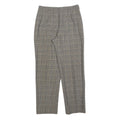 Confezioni Frangoni Womens Wool Blend Grey Regular Straight Trousers W32 L32
