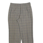 Confezioni Frangoni Womens Wool Blend Grey Regular Straight Trousers W32 L32