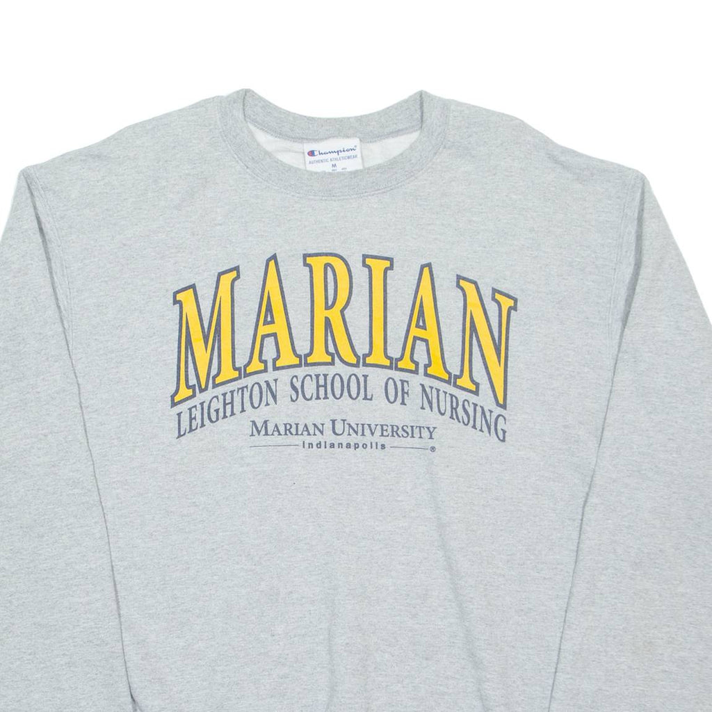 CHAMPION Marian School Of Nursing Mens Sweatshirt Grey USA M