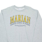 CHAMPION Marian School Of Nursing Mens Sweatshirt Grey USA M