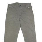 DICKIES Mens Jeans Grey Regular Straight Denim W38 L29 Workwear Utility Pants