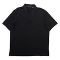 CALVIN KLEIN Mens Polo Shirt Black L