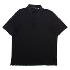 CALVIN KLEIN Mens Polo Shirt Black L