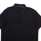 CALVIN KLEIN Mens Polo Shirt Black L