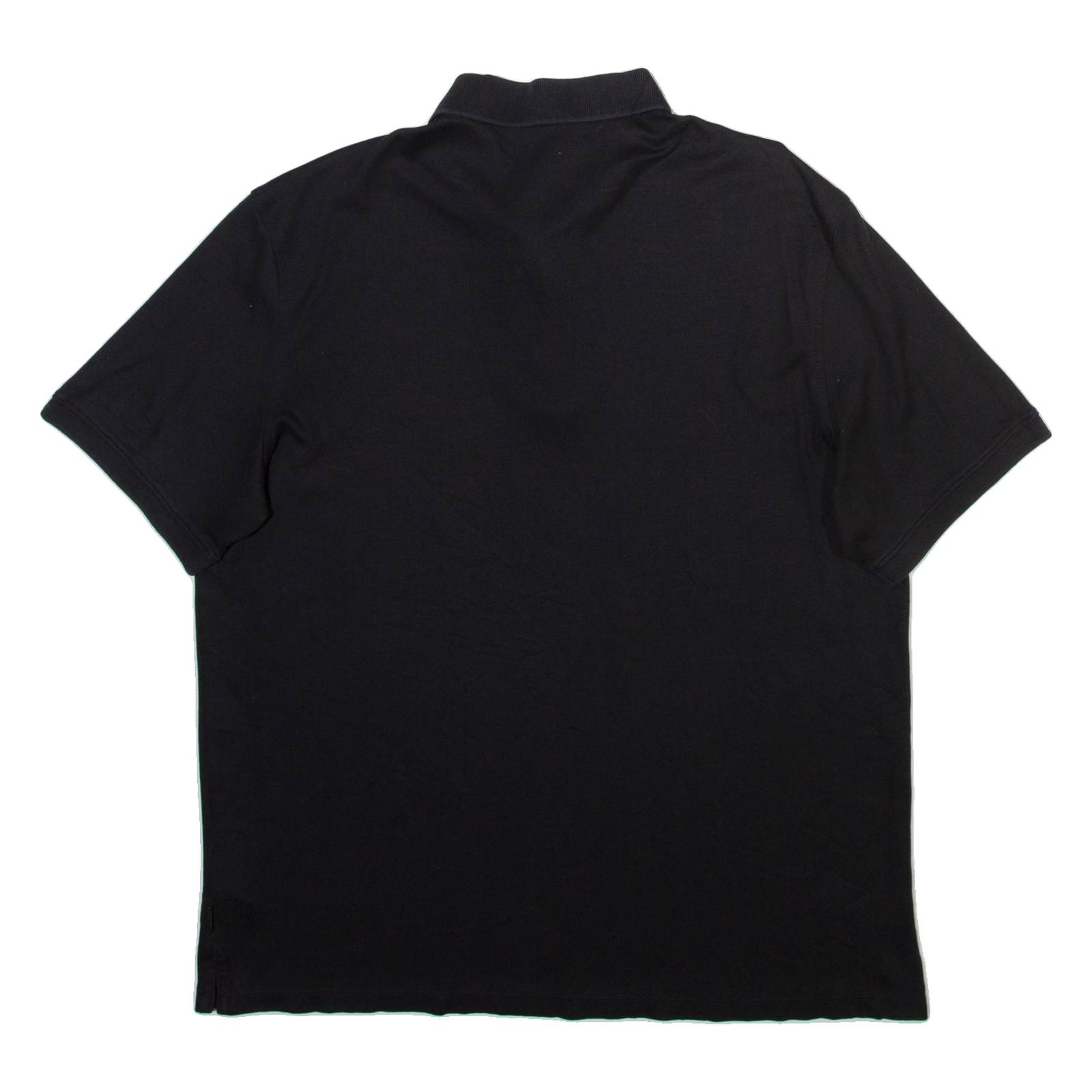 CALVIN KLEIN Mens Polo Shirt Black L