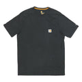 CARHARTT Mens Black Pocket T-Shirt M Short Sleeve Crew Neck Relaxed Fit