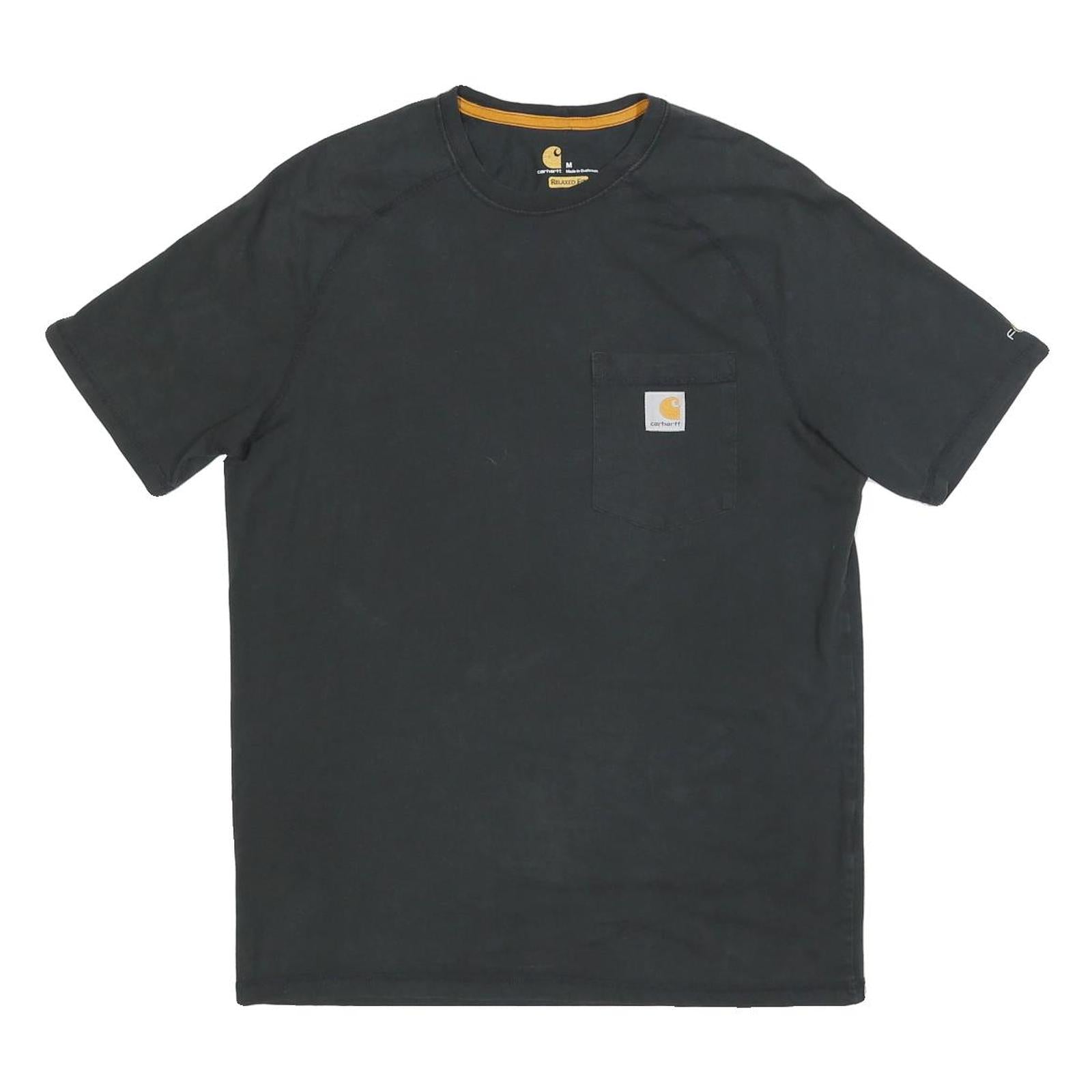 CARHARTT Mens Black Pocket T-Shirt M Short Sleeve Crew Neck Relaxed Fit