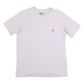 CARHARTT Womens White Grey Speckle Pocket T-Shirt M Short Sleeve Crew Neck Plain