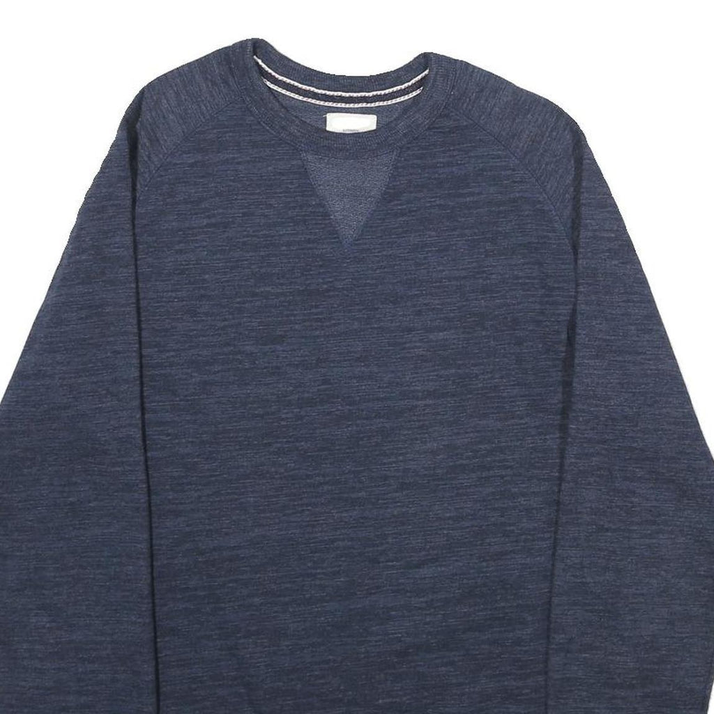 CHAMPION Mens Blue Crew Neck S Cotton Blend Pullover Sweatshirt Casual