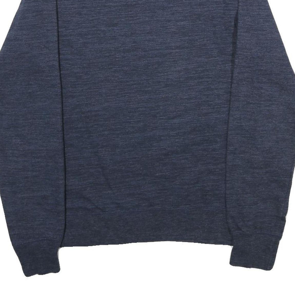 CHAMPION Mens Blue Crew Neck S Cotton Blend Pullover Sweatshirt Casual