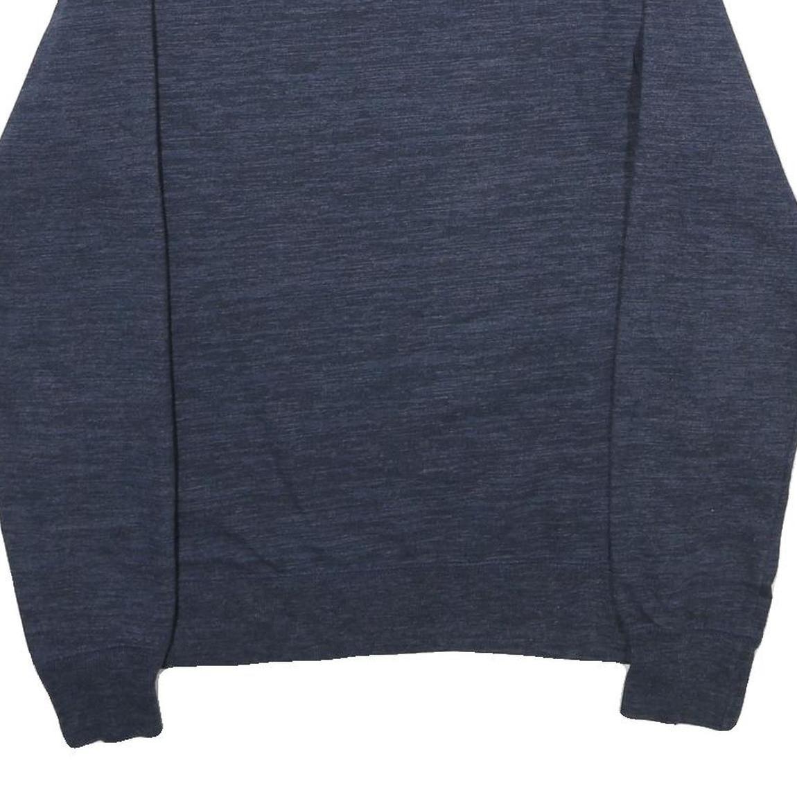 CHAMPION Mens Blue Crew Neck S Cotton Blend Pullover Sweatshirt Casual