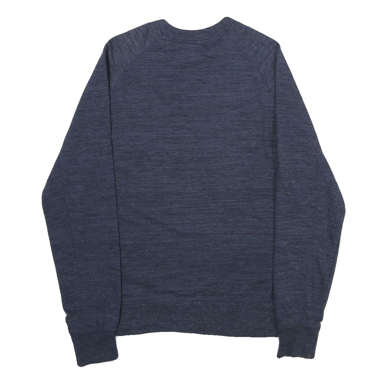 CHAMPION Mens Blue Crew Neck S Cotton Blend Pullover Sweatshirt Casual