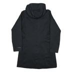 PATAGONIA Womens Black Outdoor Jacket M Polyester Zip Hooded Plain