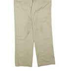 DICKIES Mens Beige Regular Fit Straight Polyester Blend Trousers W36 L34