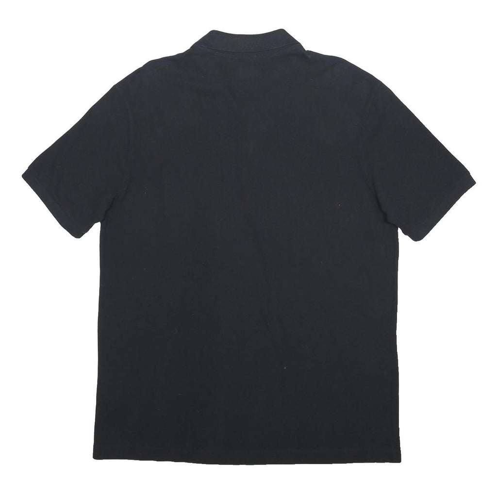 KAPPA Mens Black Polo Shirt 2XL Short Sleeve Cotton Logo Embroidered