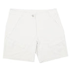MAMMUT Womens Shorts White Casual Plain UK 12 W30 Polyamide Blend Outdoor