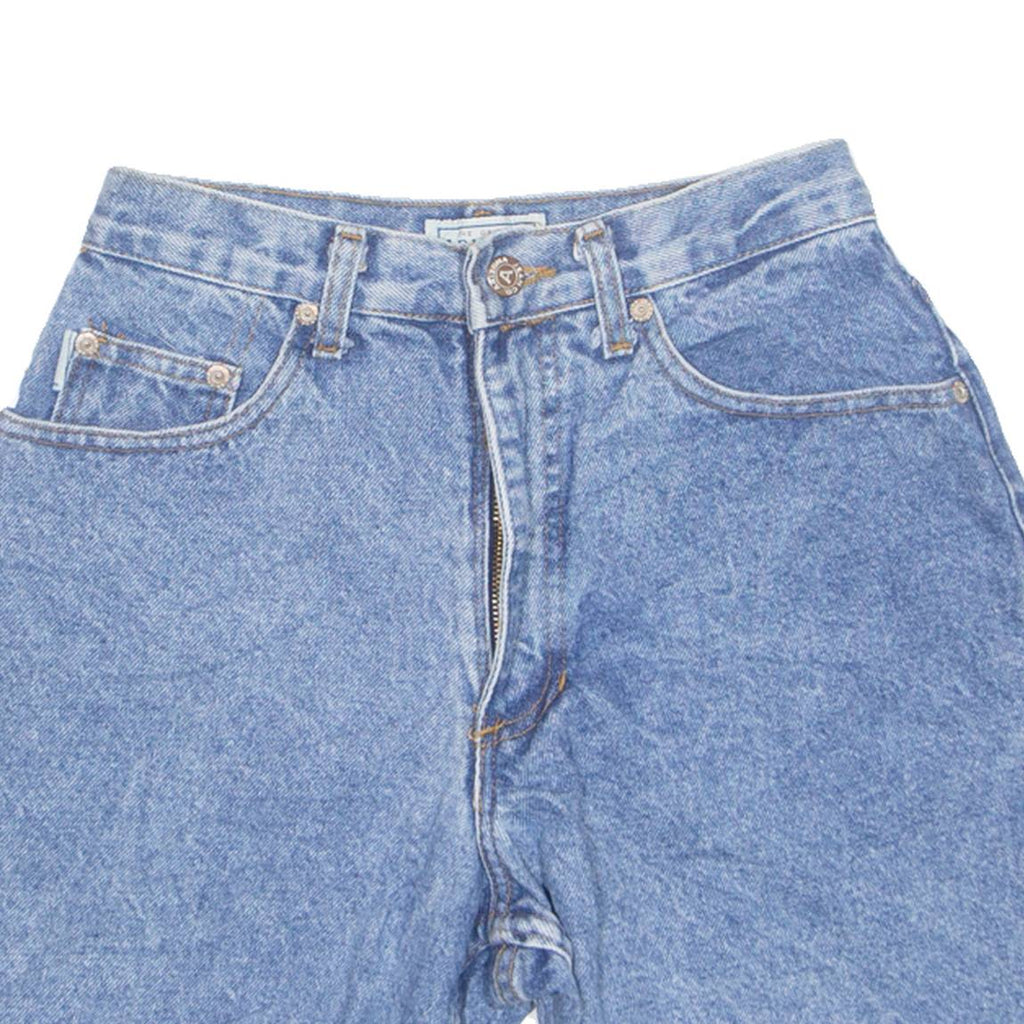 ARIZONA High Waist Womens Denim Shorts Blue 90s XXS W24