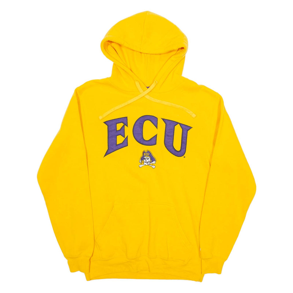 CHAMPION ECU Mens Yellow Hoodie USA S