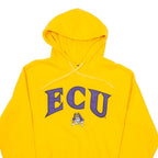 CHAMPION ECU Mens Yellow Hoodie USA S