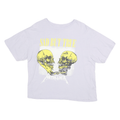 METALLICA Mens White Sad But True Graphic T-Shirt S Short Sleeve Crew Neck