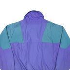 RUGGED TERRAIN Mens Purple & Teal Outdoor Jacket L Polyester Blend Zip