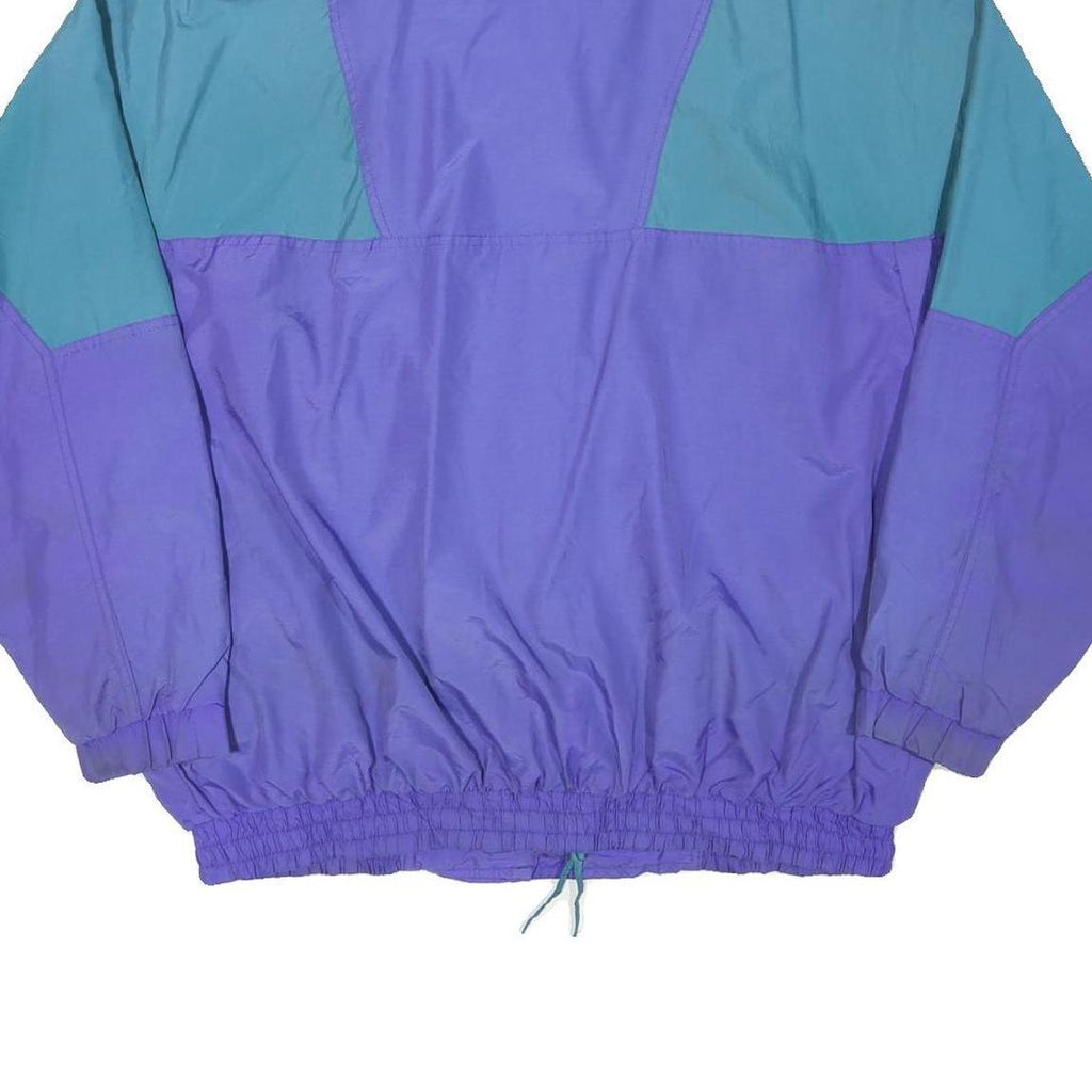 RUGGED TERRAIN Mens Purple & Teal Outdoor Jacket L Polyester Blend Zip