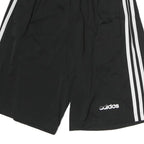 ADIDAS Mens Black Casual Shorts M W26 Polyester Sportswear