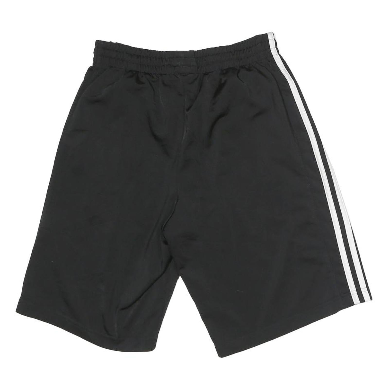 ADIDAS Mens Black Casual Shorts M W26 Polyester Sportswear