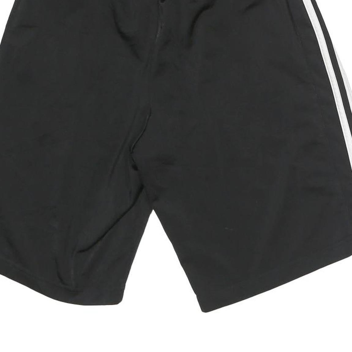 ADIDAS Mens Black Casual Shorts M W26 Polyester Sportswear