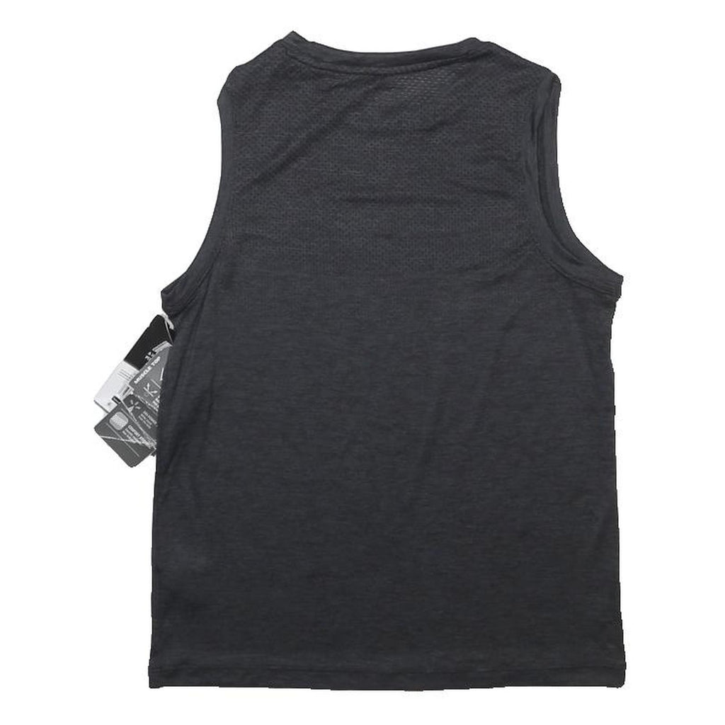 RUSSELL ATHLETIC Womens Black Sleeveless Graphic L Cotton Blend Gym Vest
