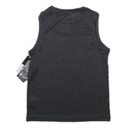 RUSSELL ATHLETIC Womens Black Sleeveless Graphic L Cotton Blend Gym Vest