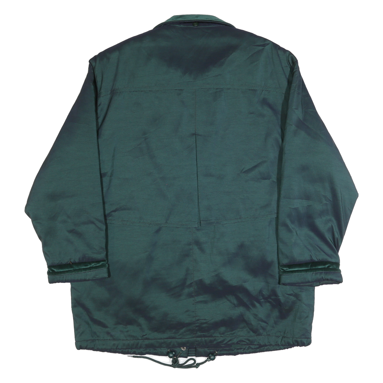 FORECASTER Womens Green Jacket M Polyester Blend Plain Zip Casual Outdoor Warm