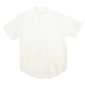 VERSION Mens Plain Shirt Beige M