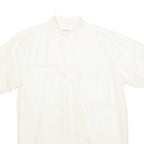 VERSION Mens Plain Shirt Beige M