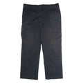 DICKIES Workwear Cargo Mens Trousers Black Regular Straight W40 L32