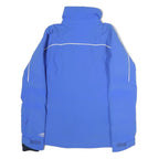 COLUMBIA Womens Blue Outdoor Jacket S Polyester Zip Plain Lightweight Sports
