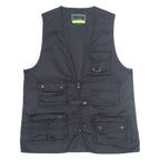 LA SHADY Mens Gilet Black S