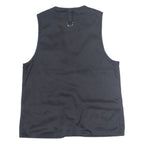 LA SHADY Mens Gilet Black S