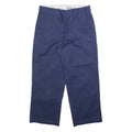 DICKIES 874 Workwear Mens Trousers Blue Regular Straight W32 L25