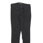 LEVI'S Womens Slim Black Jeans Denim W28 L31 Stylish Zip Cotton Blend